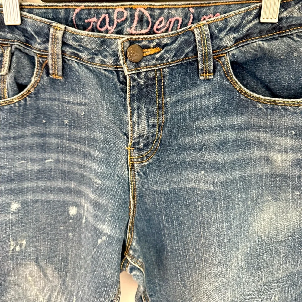 Gap Big Girls Bermuda Denim Capri Jeans Pants Shorts Size 16 Plus pedal pushers